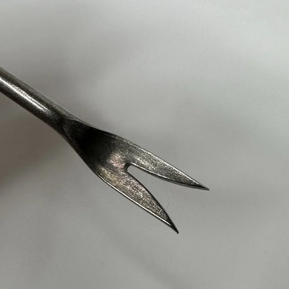Vtg RobinWood‎ Fondue Forks 7 Mid Century Faces & Cocktail Picks Hor d'oeuvres